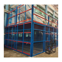 Sistema de Plataforma Industrial Reforzada de Alta Resistencia, Acero Q235, Capacidad de Carga de 500 kg/m², Resistente a la Corrosión, Acceso por Escalera