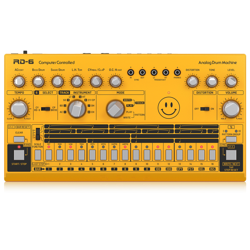 Behringers RD-6-TG Professional Simulation MIDI Drum Machine Behringers RD-6-TG Professional Simulation MIDI Drum Machine