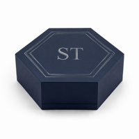 Boîte cadeau de luxe en carton rigide magnétique de forme hexagonale personnalisée pour bijoux, parfums, bougies