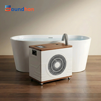 Machine de refroidissement d'eau à immersion froide haute performance pour usage domestique avec application Wi-Fi, pompe à débit, système de filtration UV et ozone pour bain de glace