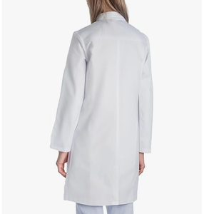 Bata de laboratorio blanca para niños para vestir y proyectos escolares Tela tejida Número de modelo OEM - Product Image 2