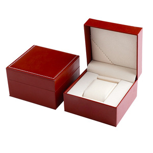 Customized Your Logo Watch Box Holder Organizer Storage Box for Quartz Watches Jewelry Boxes Display PU Leather Watch Case