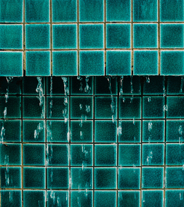 Vente Flash : Carrelage Mosaïque Effet Glace Craquelée 306x306mm Multicolore pour Mur de Piscine et Aménagement Paysager - Product Image 4
