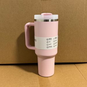 En stock, grande quantité de gobelets isothermes en acier inoxydable pour le vide, gobelets de voiture avec poignée, gobelets cadeaux, capacité de 40 OZ - Product Image 5