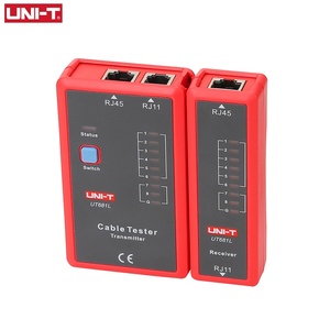 UNI-T UT681L เครื่องทดสอบสายเคเบิล LAN ออโต้เน็ตเวิร์ก LED อีเธอร์เน็ตโทรศัพท์ BNC เครื่องมือซ่อมแซม - Product Image 4