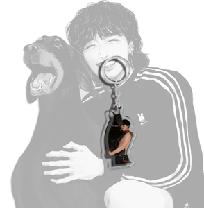 Llavero de Acrílico con Diseño de Perro de <span class=keywords><strong>Kim</strong></span> <span class=keywords><strong>Tae</strong></span> <span class=keywords><strong>Hyung</strong></span> y Jungkook de Bangtan Boys (KPOP Idol) - Product Image 4