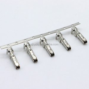 ขั้วต่อสายไฟแบบ Crimp ตัวเมีย ชุบไทเทเนียม ทองแดงผสมฟอสเฟอร์เงิน รุ่น 282466-1 สำหรับสายไฟขนาด 15-13AWG ยี่ห้อ <span class=keywords><strong>Tyco</strong></span> <span class=keywords><strong>Electronics</strong></span> สำหรับยานยนต์ - Product Image 1