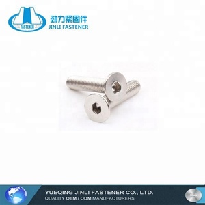 M6 * 10/16/20/25 thép ổ cắm vít, Đầu phẳng, nội bộ <span class=keywords><strong>Hex</strong></span> Ổ <span class=keywords><strong>Bolt</strong></span> - Product Image 2