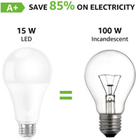 Ampoule LED Dimmable Équivalent 60 Watts, 5W 7W 9W 12W 15W E27 E26 2700K 6000K ACDC12-85V 110V A19 A60