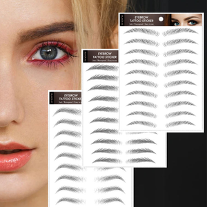 <span class=keywords><strong>Tatuaje</strong></span> <span class=keywords><strong>Temporal</strong></span> Impermeable Auténtico con Aspecto Natural para <span class=keywords><strong>Cejas</strong></span>, <span class=keywords><strong>Cejas</strong></span> Postizas con Aspecto de Cabello para Aplicación Facial - Product Image 3