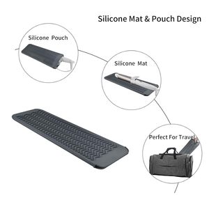 Reusable <b>Silicone</b> Heat Resistant Salon <b>Tools</b> Flat Iron & Dryer Mat for Hair Styling - Product Image 3
