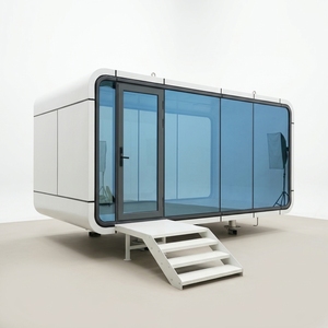 Capsula Spaziale per Osservazione delle Stelle con Lucernario, Studio Mobile Prefabbricato, Cabina Modernista per Ritiro nel Bosco - Product Image 4