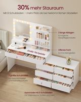 Exportation directe usine, vente en gros transfrontalière : Table de maquillage intelligente multifonction avec miroir éclairé pour chambre et salon