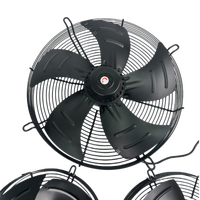 Ventilateur axial centrifuge à haut rendement et faible bruit, moteur de ventilateur axial 220v 380v monophasé, moteur 2500RPM 286mm