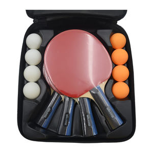 Ensemble de raquettes de tennis de table en bois Offre Spéciale prix d'usine série de ping-pong avec matériau en peuplier et en caoutchouc - Product Image 2