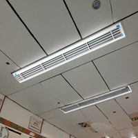 Diffuseur linéaire moderne en alliage d'aluminium de style victorien, réglable et durable, pour la ventilation des sous-sols et des systèmes CVC