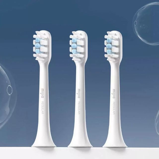 Original Mijia T301 3 Pcs/lot Toothbrush Head Replacement for Mijia T301 Sonic Electric Toothbrush Head Pack of Three