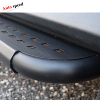 Marchepied latéral en acier noir pour Suzuki Jimny JC74 5 portes, barre de protection Nerf, marchepied latéral robuste tout-terrain, accessoires extérieurs