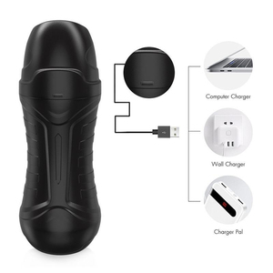 Juguete Sexual Masculino, Masturbador Automático con 10 Modos de Vibración y Succión, Bomba para Pene, Vagina de Bolsillo con Textura 3D - Product Image 3