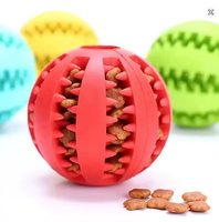 Distributeur de friandises pour chiens Sisi en caoutchouc, style classique moderne - Distributeur interactif magique à roulement lent, boîte écologique