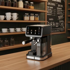 Vendita calda intelligente elettrodomestici capsula macchina da caffè in acciaio inox Touch Screen controllo macchina da caffè elettrica - Product Image 6