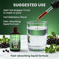 Gouttes buvables pour adultes atteints de problèmes thyroïdiens, à base de sureau, sélénium, zinc et iode, naturelles, 60 ml, sans danger pour les adolescents