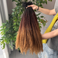 Extensions de cheveux bouclés crépus Blend Hair 24 pouces OT1B-30-27 Ombre – Vente en gros directe usine