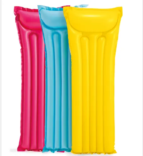 Надувной плавательный бассейн экономный плавающий коврик INTEX 59703