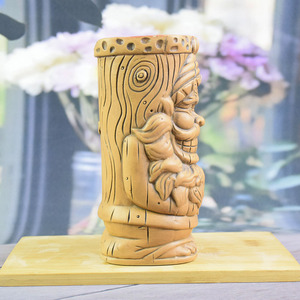 Factory Direct 600ml <strong>Tiki</strong> Ceramic Mugs Eco-Friendly Wine Mugs <strong>for</strong> Parties &amp; Gifting Low Prices on Various Festivals - Product Image 3