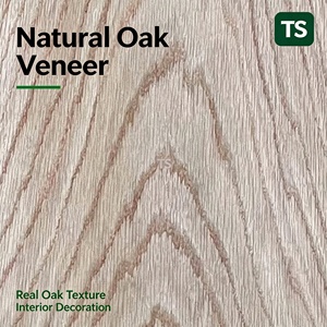 Chapa de Madera de Roble Blanco Natural, Corte Corona, Panel con Vetas de Madera para Muebles y Decoración de Interiores - Product Image 2