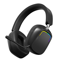 Headset Nirkabel 2026 Bass Kuat Over Ear Headphone Pengisian Cepat Headphone Gaming Dengan Penerima USB 2.4G
