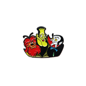 Fabricante de China de kunshan diseño personalizado horrible de alta calidad tinte negro esmalte suave pin - Product Image 1