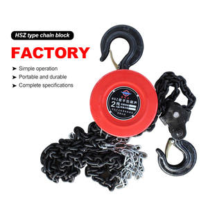 Baru Seri Hsz 1-5 ton kerekan rantai Manual dioperasikan tangan baja katrol blok alat angkat dengan 3m/6m tinggi untuk ritel grosir - Product Image 4