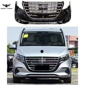 Nuevo Diseño de Difusor de Parachoques Delantero con Tubos de Escape para Mercedes-Benz <span class=keywords><strong>Clase</strong></span> <span class=keywords><strong>V</strong></span> Vito W448 <span class=keywords><strong>2016</strong></span>+ Actualización 2025 Kit de Carrocería - Product Image 2
