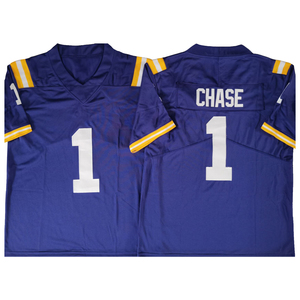Jersey Sepak Bola Pria 2026 Berkualitas Tinggi Jahitan Rapi JaMarr Chase Justin Jefferson Kyren Lacy Odell Beckham Jr. Jayden Daniels S-3XL - Product Image 2