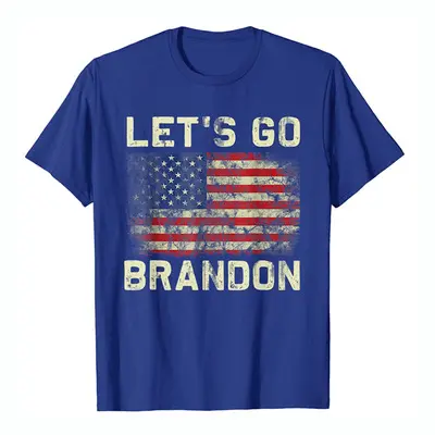 2021アマゾントップセラーシャツLet'S Go Brandon Conservative Pullover Tシャツ