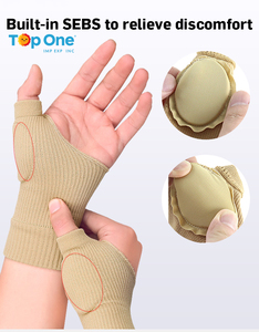 Top One Réglable Poignet Support Attelle Gel Pouce Main Coussinets Brace pour Tendinite Blessure Soulagement De La Douleur - Product Image 3