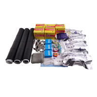 Kit de terminaison à rétrécissement à froid 10-35 kV, joints droits pour câbles isolés XLPE ou EPR 1 ou 3 conducteurs