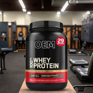 Poudre de Protéine de Whey pour Adultes, Complément de <span class=keywords><strong>Nutrition</strong></span> Sportive pour la Musculation avec Isolat, Concentré et Hydrolysat de Muscle Pur - Product Image 1