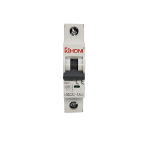 Mini MCB haute sensibilité (disjoncteur miniature) HM231-C63 1P 10KA détecte les défauts électriques 6KA 4.5KA 16A 25A 32A - Product Image 2