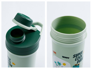 Grosir kotak Bento PP kotak penyimpan makanan microwave untuk anak-anak kotak makan siang kartun dengan cangkir air - Product Image 6