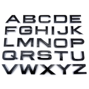 OEM Service cina fornitore di <span class=keywords><strong>auto</strong></span> <span class=keywords><strong>adesivo</strong></span> 3D lettere cromate e numeri Sticker - Product Image 1