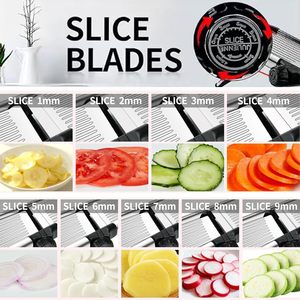 Kitchen Commercial Small Hand Held Manual Food Fruit Cabbage <b>Vegetable</b> <b>Shredder</b> Mandoline Slicer - Product Image 5