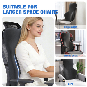 <span class=keywords><strong>Coussin</strong></span> de soutien <span class=keywords><strong>lombaire</strong></span> orthopédique à dossier haut en mousse à mémoire de forme avec sangle réglable pour sièges de bureau, de voiture et de jeu - Product Image 4