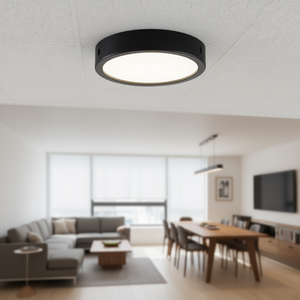 Lámpara de Techo LED Redonda de 18W, Montaje en Superficie, Luz Blanca de 4000K, IP44, Certificación ETL, Diseño Moderno para Hogar, Oficina, Sala de Estar - Product Image 2