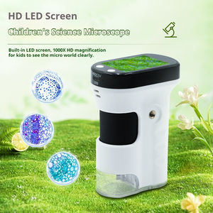 Kit scientifique éducatif pour étudiants et tout-petits WEIAI avec lumière LED et loupe, <span class=keywords><strong>microscope</strong></span> numérique portable miniature <span class=keywords><strong>800X</strong></span> pour les bactéries - Product Image 3