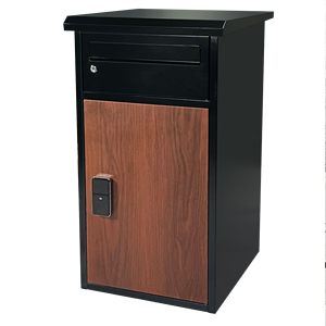 Boîte aux lettres intelligente pour <span class=keywords><strong>colis</strong></span>, en bois grainé, pour livraison extérieure - Product Image 3