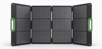 Kit de panneaux solaires USB-C pour le camping en plein air, sac de transport, chargeur 200W, pliable, ETFE, efficacité 22,5%, noir, 36 cellules, 19,8V