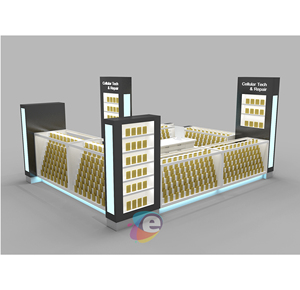 Rotating Smart Phone Round Glass Phone <strong>Shop</strong> Design <strong>Ol</strong> Glass Phone <strong>Shop</strong> Design Phone Kiosk Store Round Phone OEM - Product Image 1
