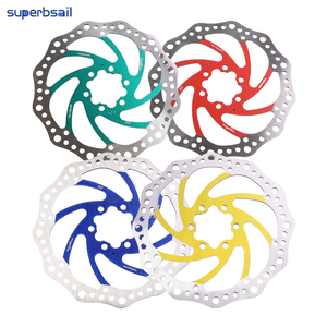 Superbsail高品质160毫米制动盘，用于公路自行车制动转子垫，带6个螺钉更换附件 - Product Image 1